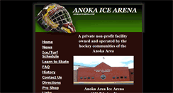 Desktop Screenshot of anokaicearena.com